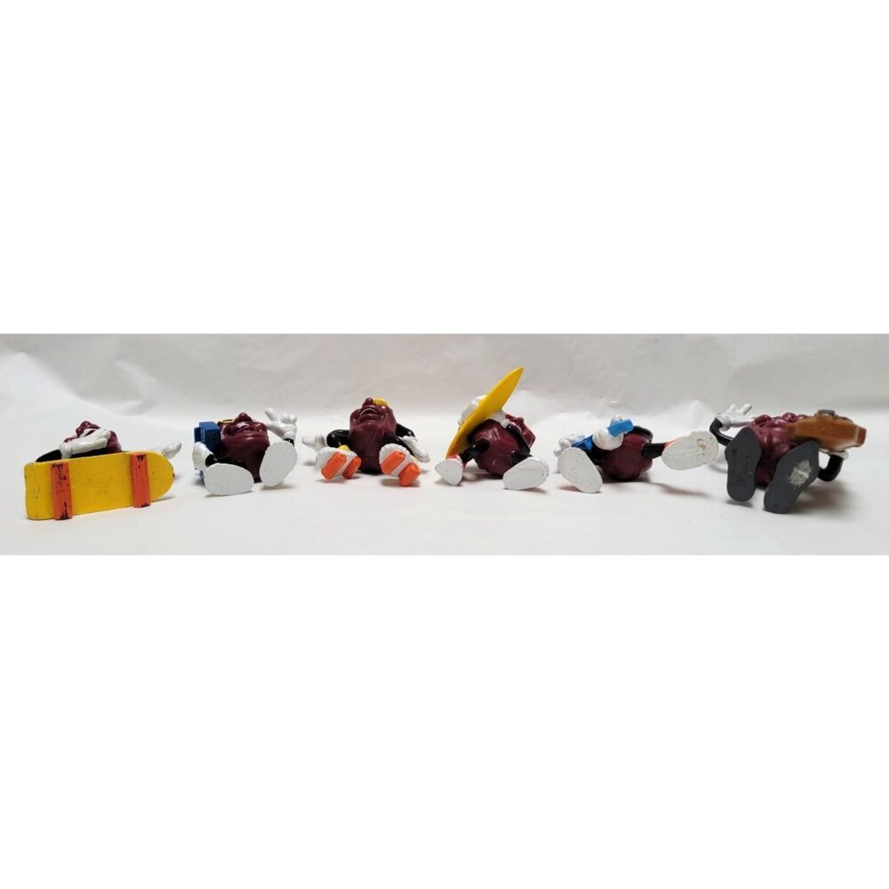 Lot of 6 Vintage California Raisins PVC Figurines Musical Sporty Themes - Lot B - Picture 7 of 7